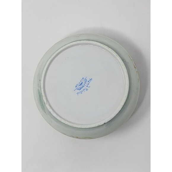 Antique Hand Painted Roses Nippon Powder/Trinket Bowl With Lid - Picture 7 of 11